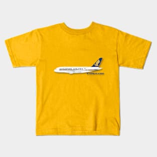 Singapore Airlines Airbus A380 Kids T-Shirt